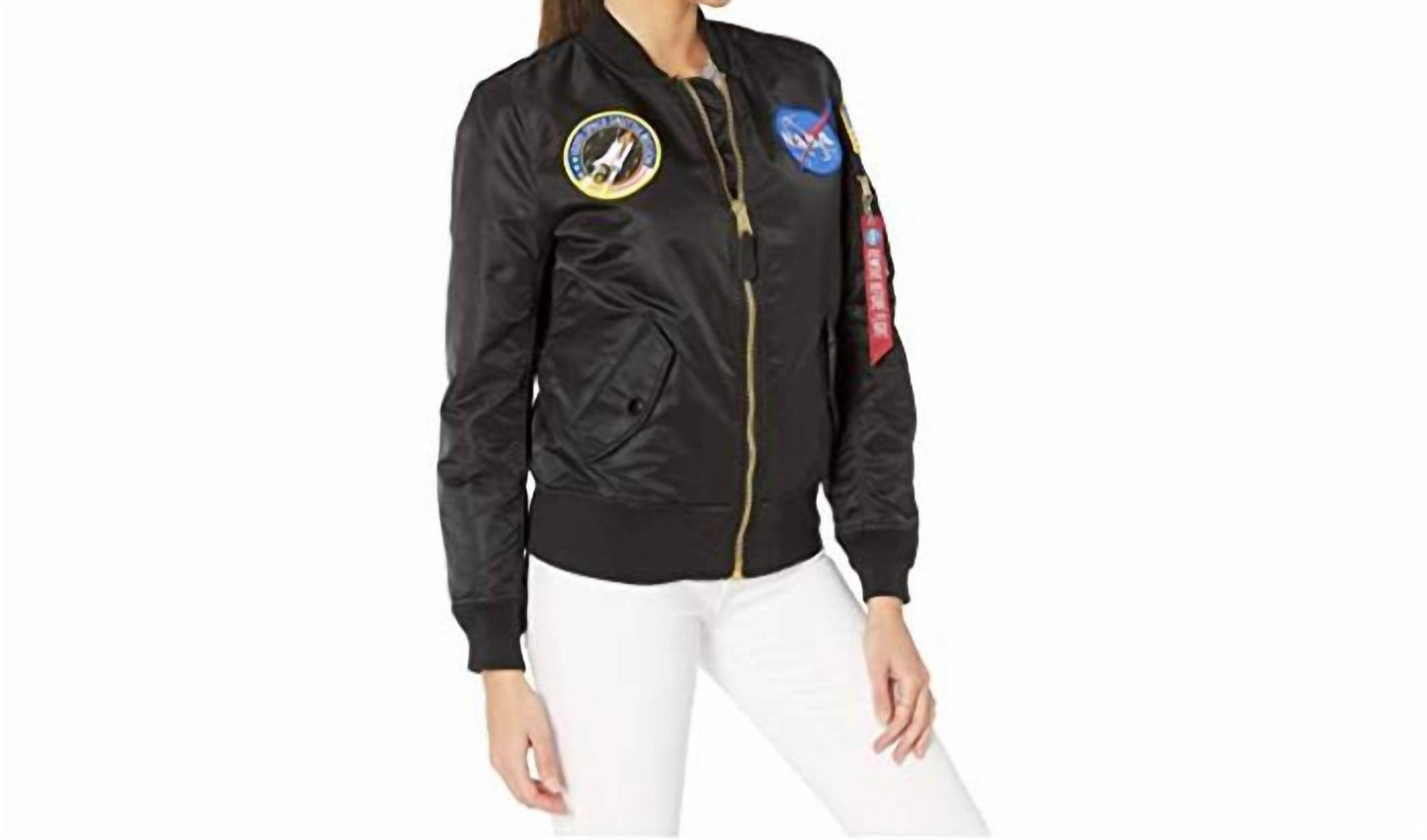 Alpha Industries - Women's NASA MA-1 Flight Jacket - Rack Hunt -