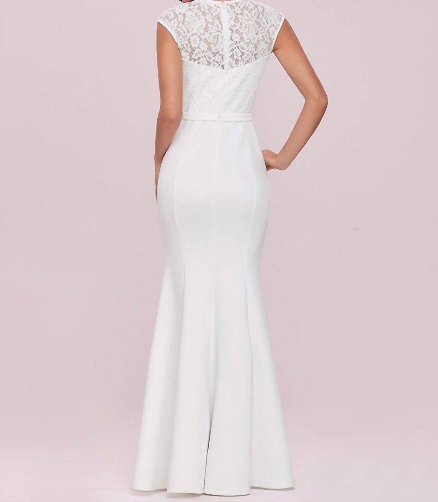 Cap Sleeve Sweetheart Mermaid Style Wedding Dress