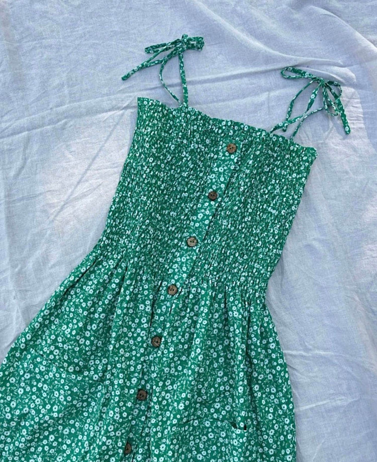 All the Wild Roses - Flower Print Sundress - Rack Hunt