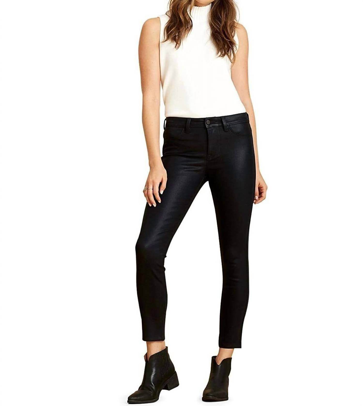 Genetic - Bobby Iris High Rise Stretch Coated Jeans - Rack Hunt -