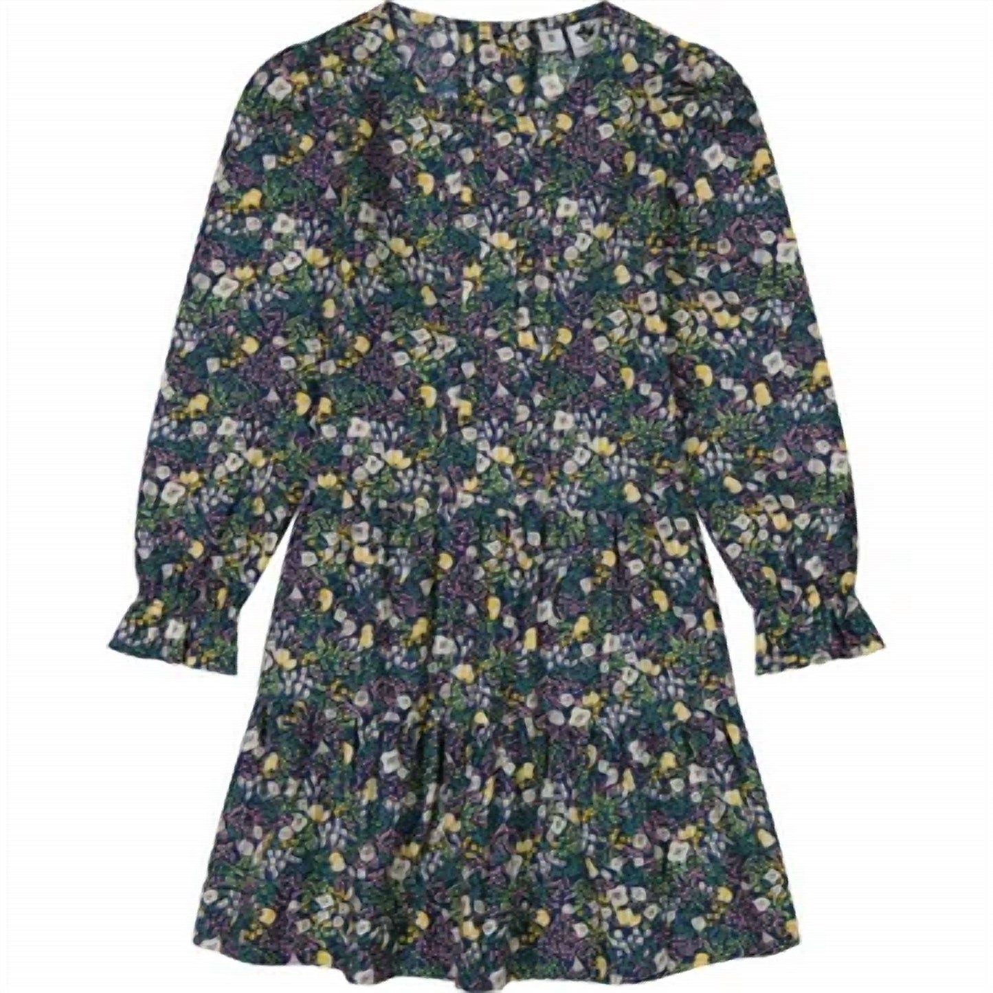 Girls Fall Meadow Poppy Dropwaist Dress