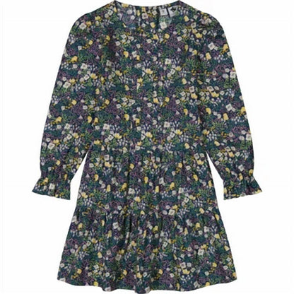 Girls Fall Meadow Poppy Dropwaist Dress