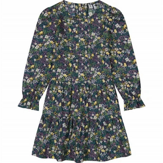 Girls Fall Meadow Poppy Dropwaist Dress