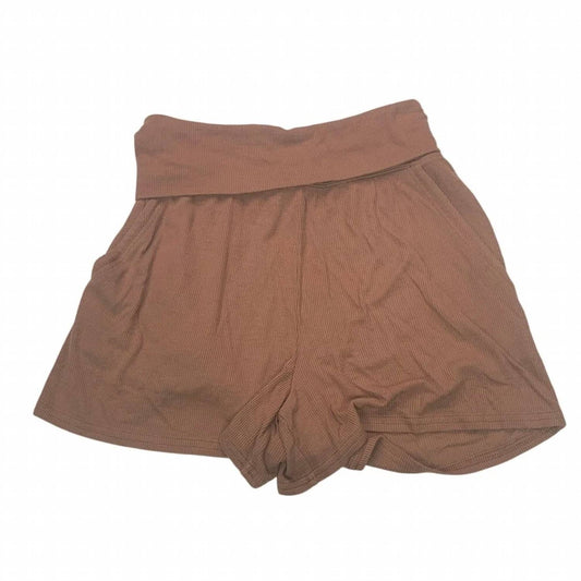 Women's Foldover Waist Stretchy Ribbed Shorts