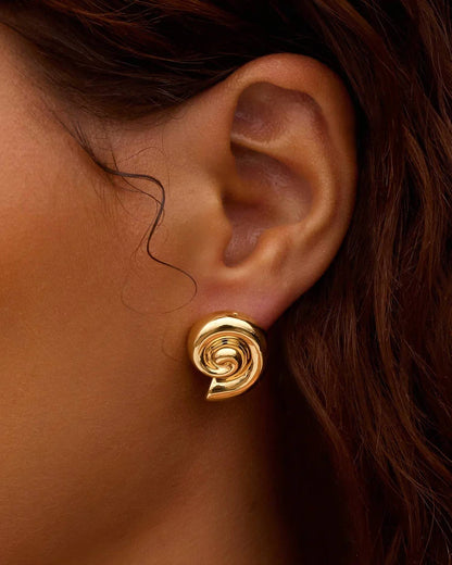 Women's Nautilus Statement Earrings