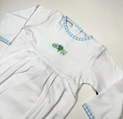 Boy's Shamrock Bubble Gown