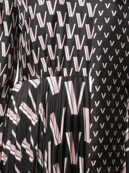 Valentino - Double Vlogo Bow Dress - side view - Rack Hunt