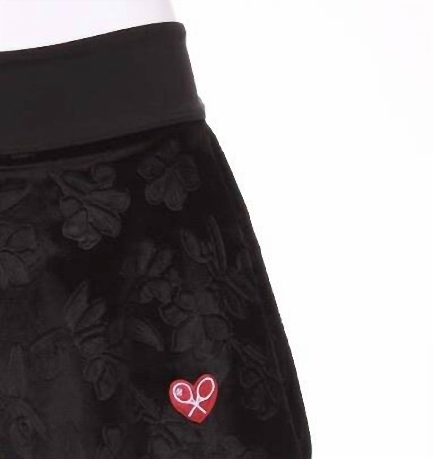 Love Love Tennis - Women's Velvet Love Tennis Skirt - Rack Hunt -