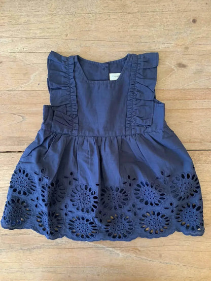 Copenhagen Delights - Infant Eyelet Ruffle Dress - Rack Hunt