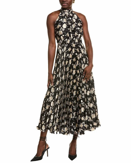 Mock-neck Sleeveless Dress