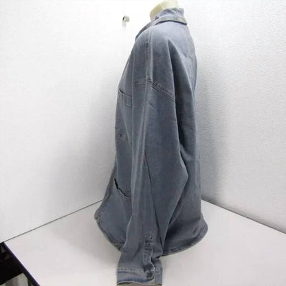 Women's Oversized Denim Shirt Jacket