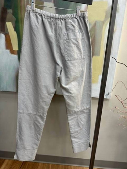 Women's Cotton Hemp Blend Cropped Pant