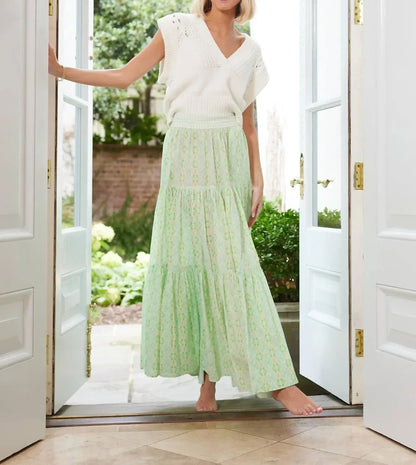 BROOKS AVENUE - Triple Tiered Maxi Skirt - Rack Hunt