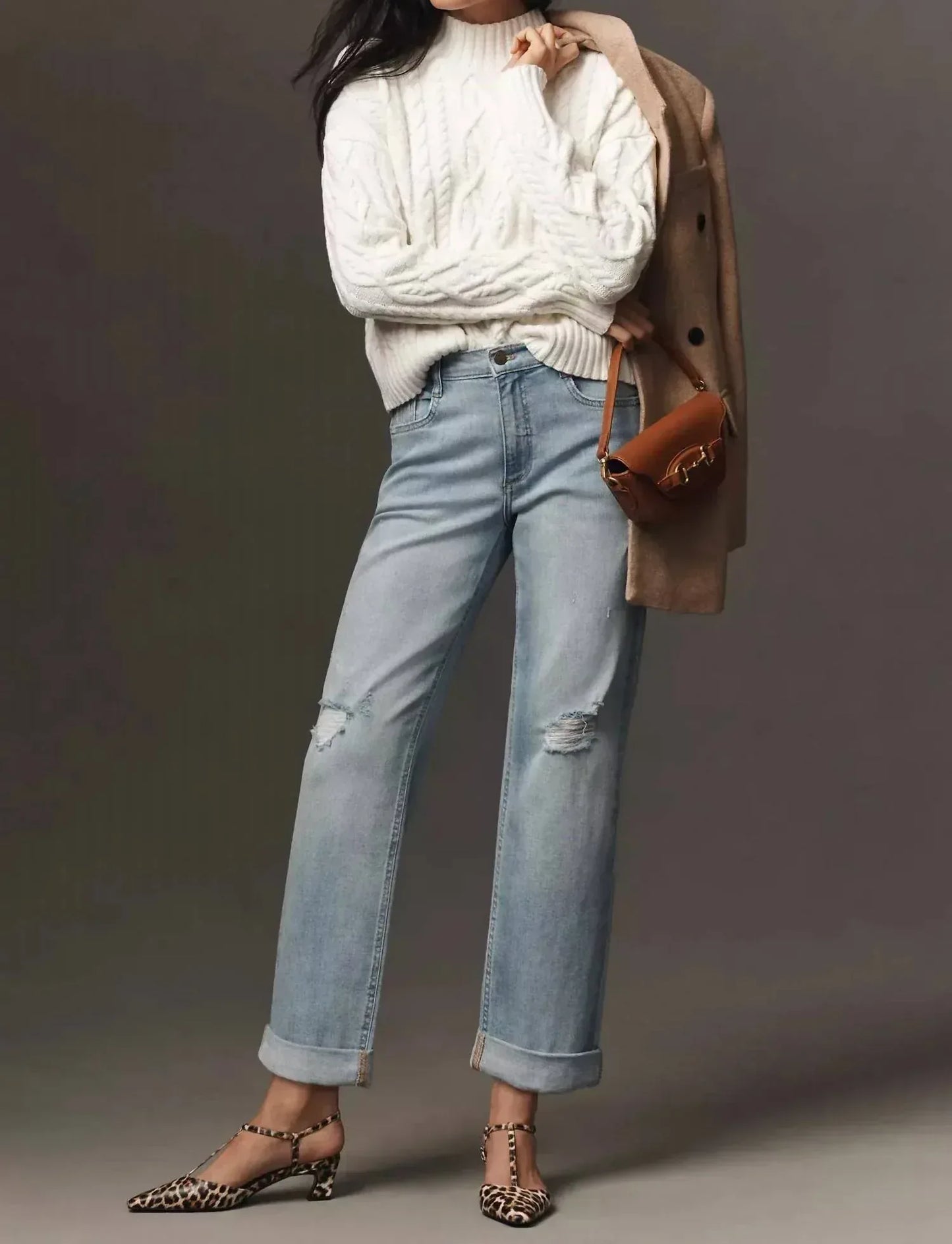 Pilcro - Baggy Relaxed High-rise Slim Boyfriend Jeans - Rack Hunt