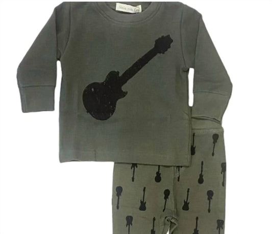 Kids' Guitar Top & Short Set