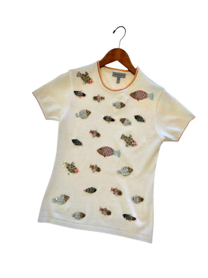 Carmelita Embellished Fish Top