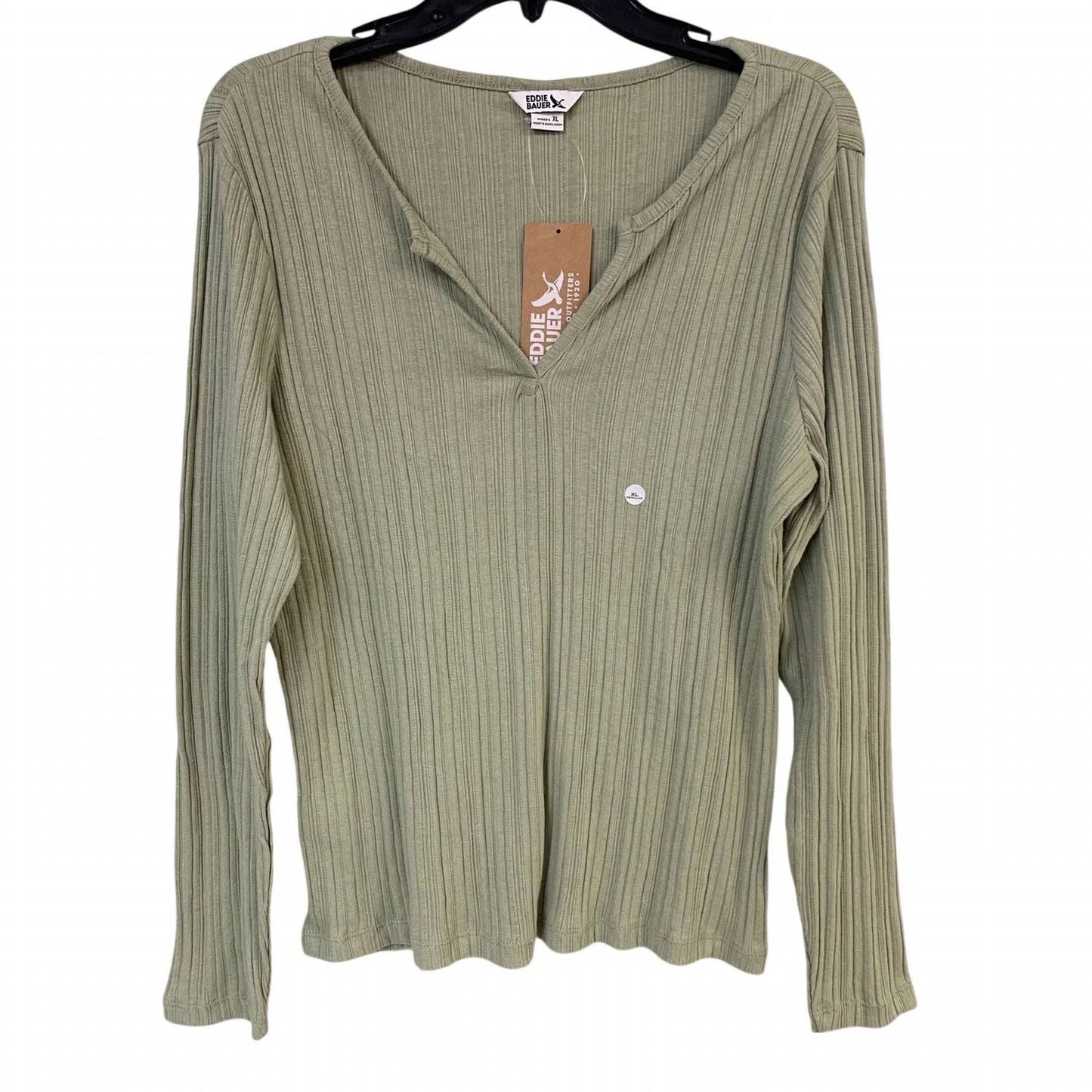 Meadowood Ribbed Long Sleeve Tee Shirt