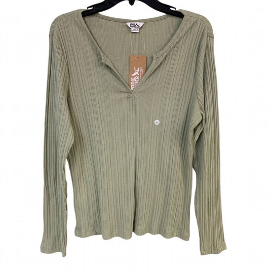 Meadowood Ribbed Long Sleeve Tee Shirt