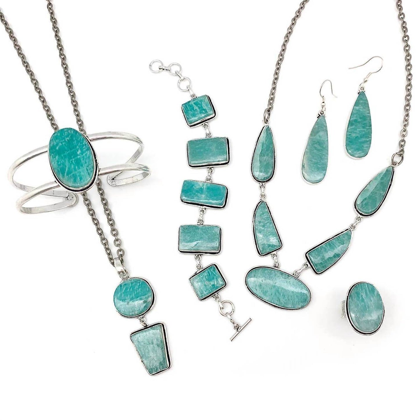 Anju - Women's Kashi Semiprecious Oval Stone Ring - Rack Hunt -