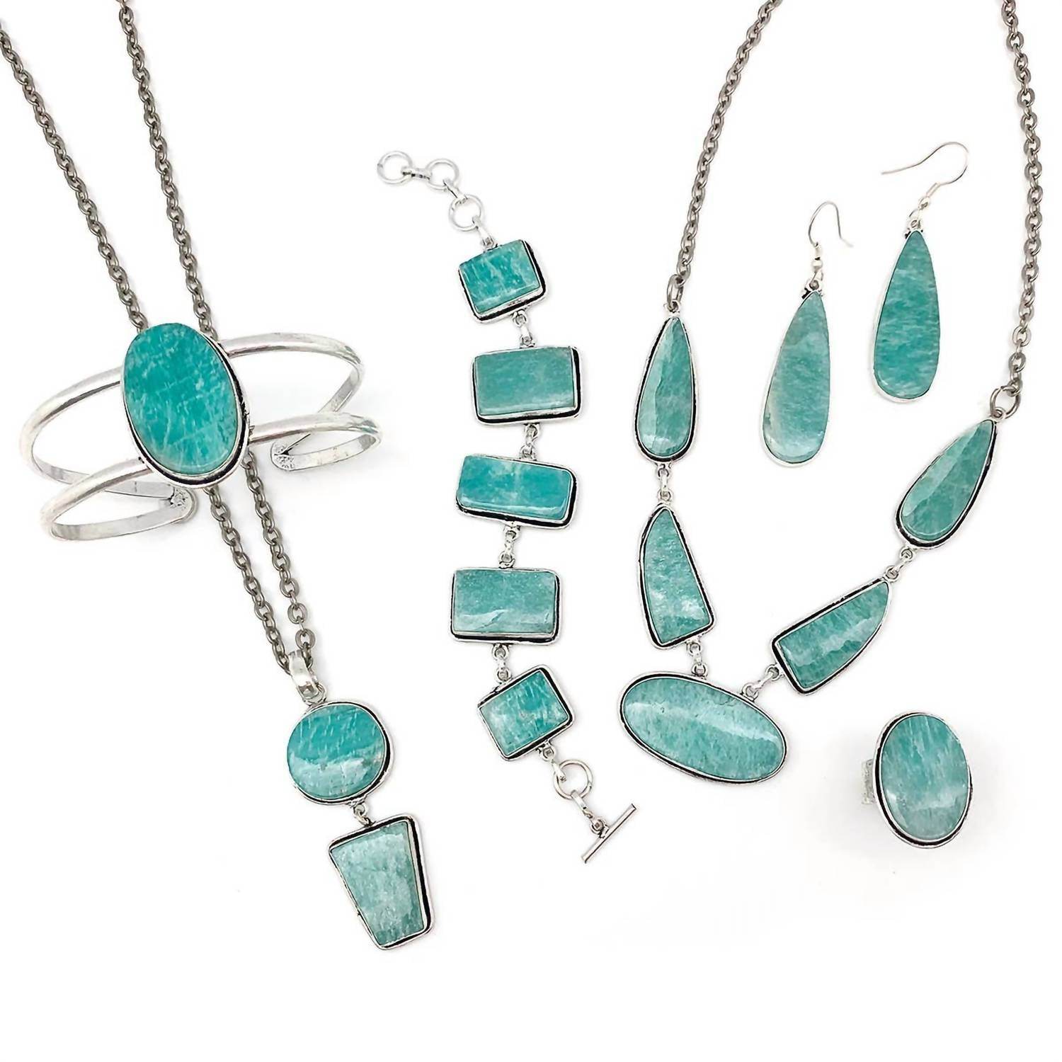 Anju - Women's Kashi Semiprecious Oval Stone Ring - Rack Hunt -