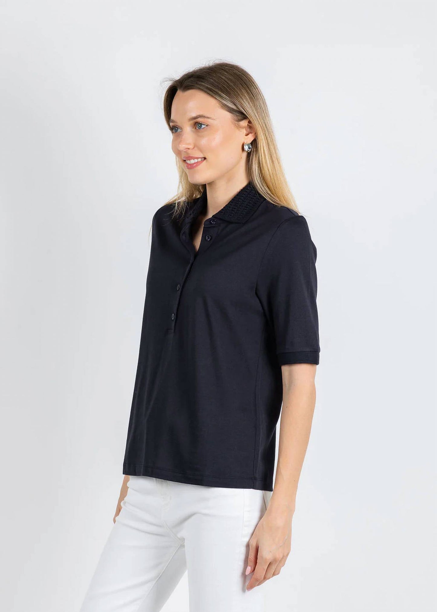 Crochet Collar Polo