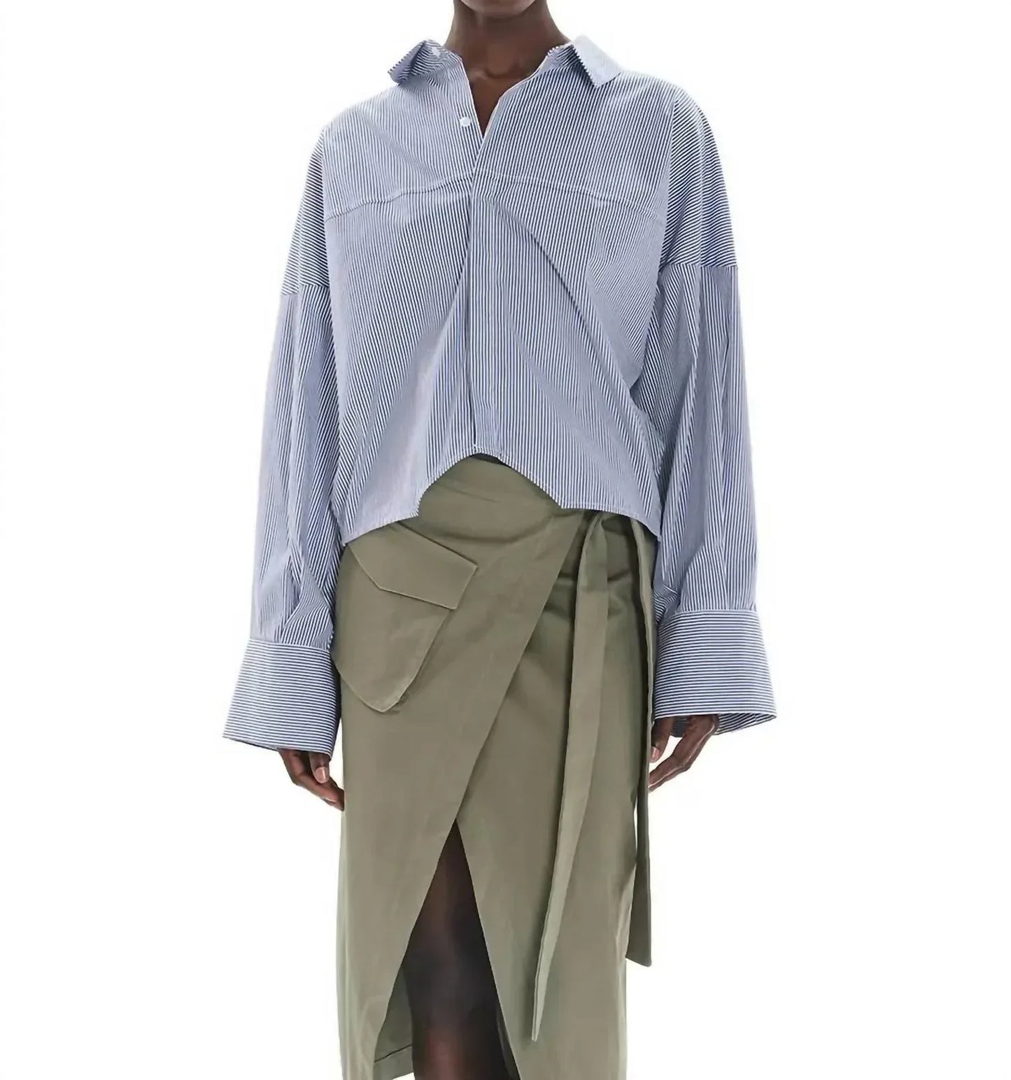 Kourbela - Hydra Times Striped Long Sleeve Button-up Shirt - Rack Hunt