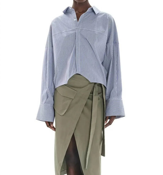 Kourbela - Hydra Times Striped Long Sleeve Button-up Shirt - Rack Hunt