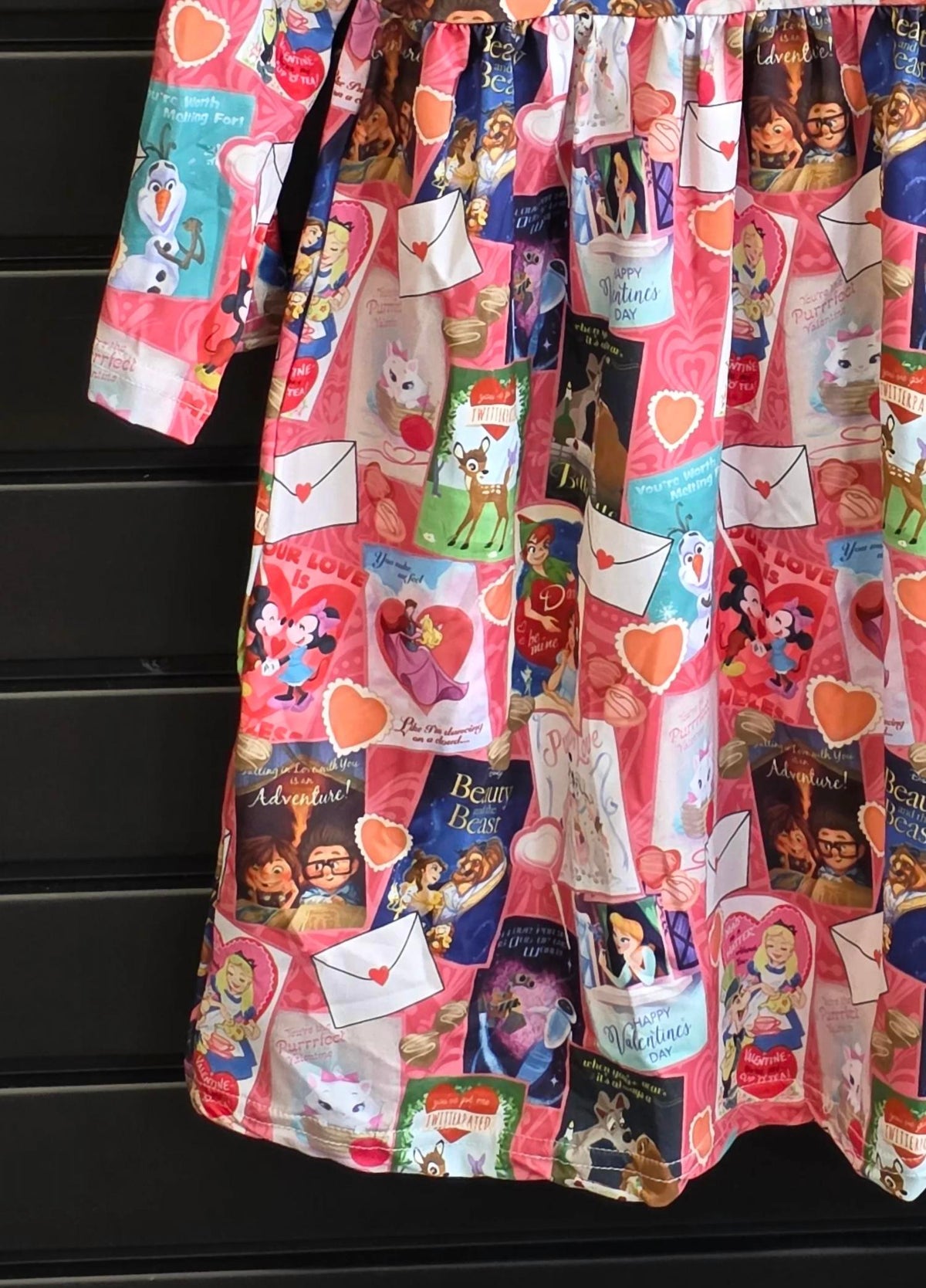 Girl's Love Letters Mini Dress
