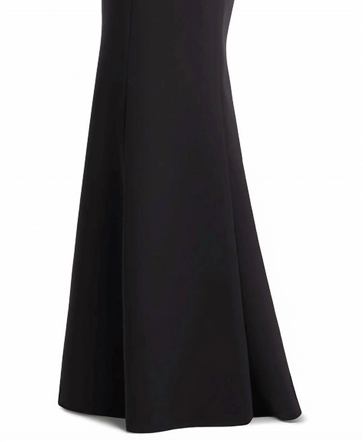 Floral Applique Evening Gown