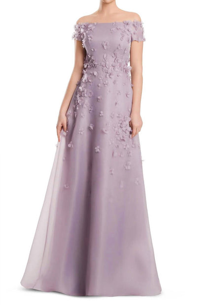 Floral Applique Gown