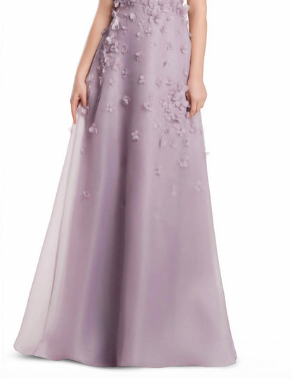Floral Applique Gown