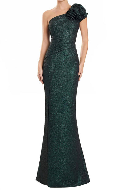 Floral Cap Sleeve Gown