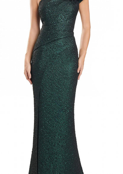 Floral Cap Sleeve Gown