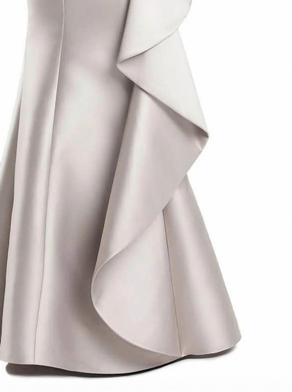Off-shoulder Ruffle Detailed Evening Gown
