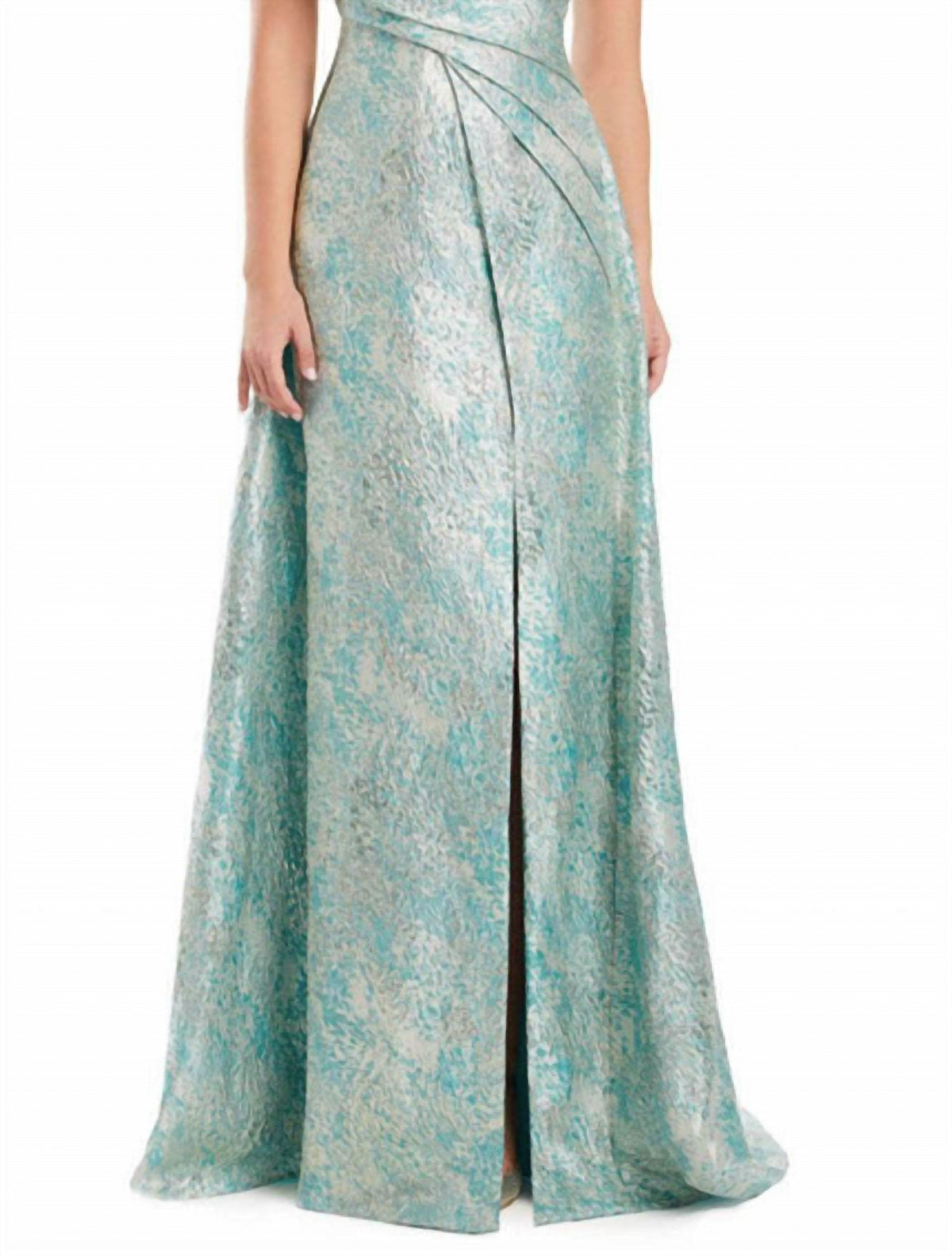 One Shoulder A-line Gown