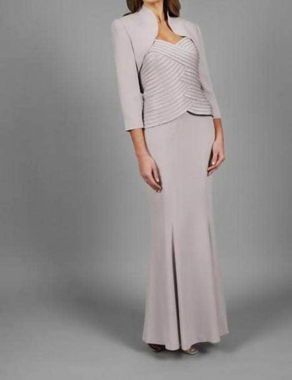 Sweetheart Neckline Gown With Bolero