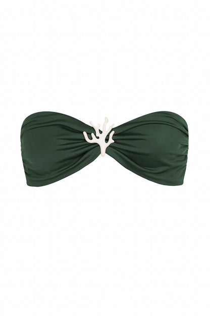 Women's Kate Coral Strapless Bikini Top