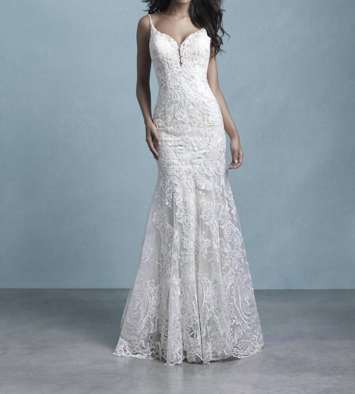 Romantic Fit-and-flare Wedding Gown