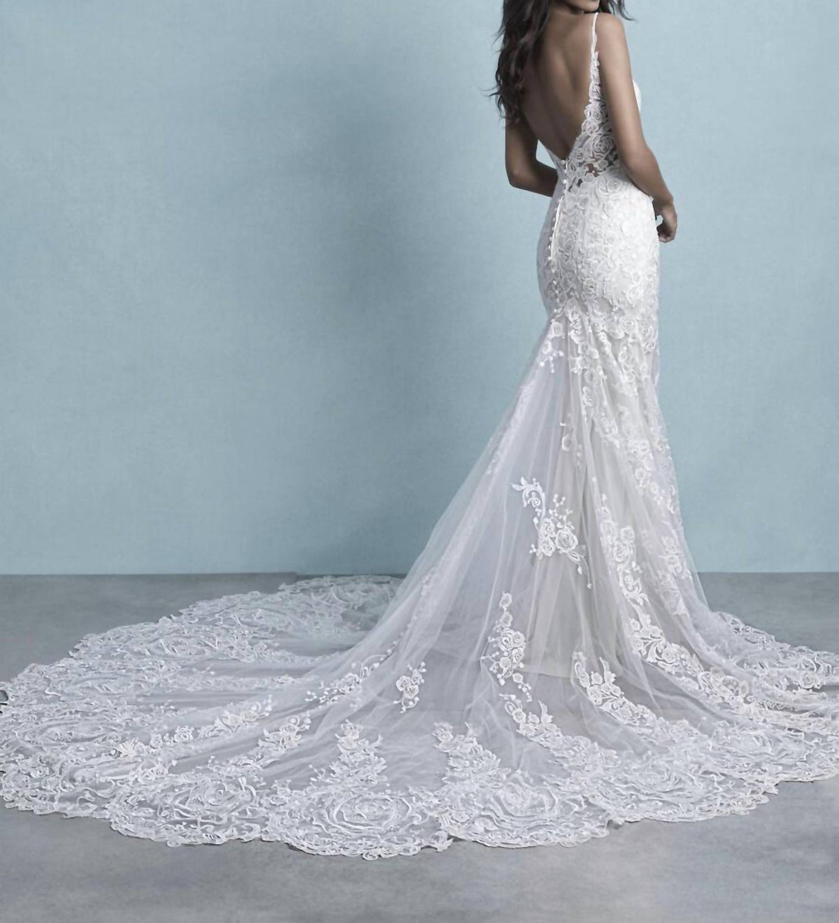 Romantic Fit-and-flare Wedding Gown