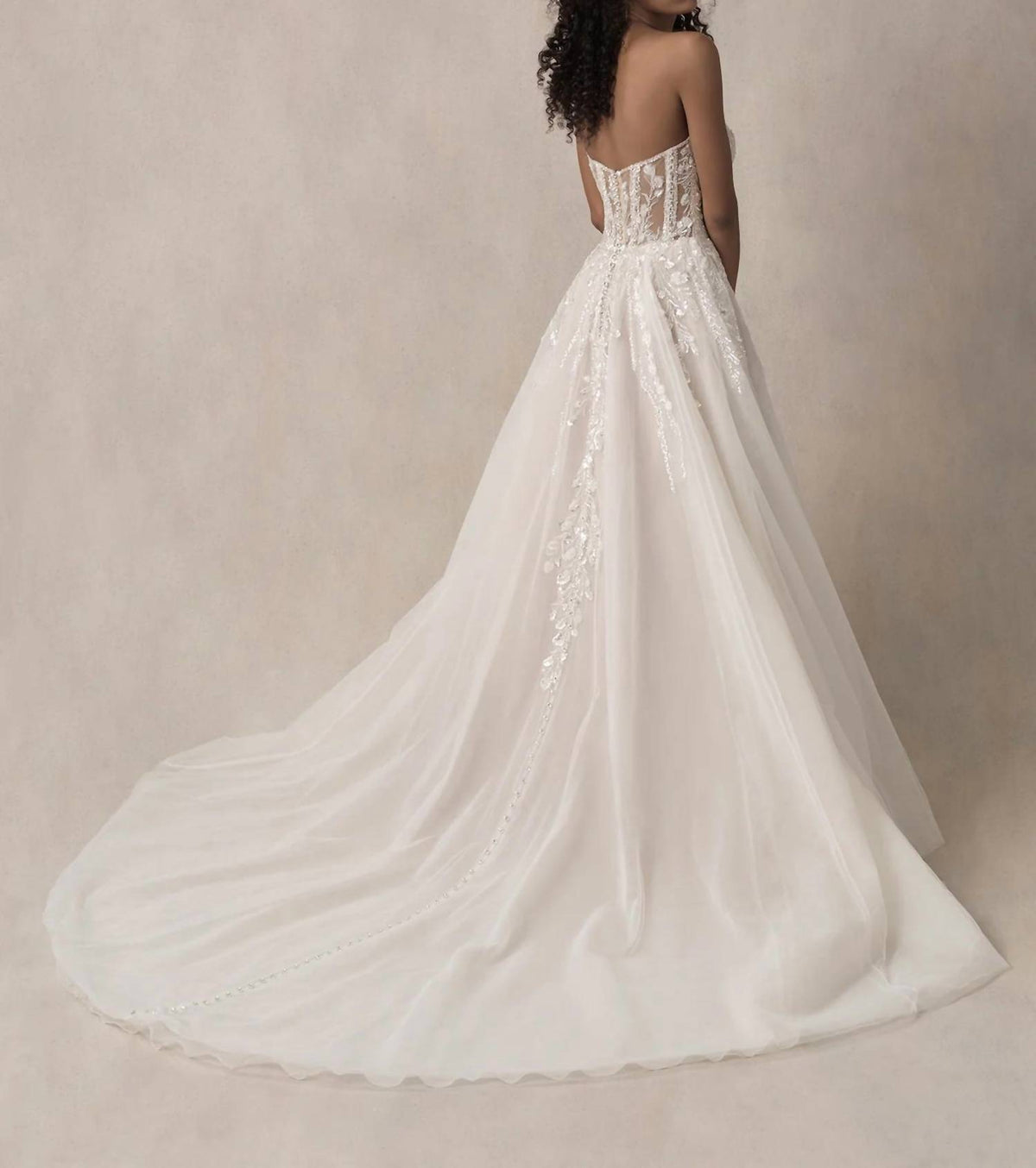 Strapless A-line Wedding Dress