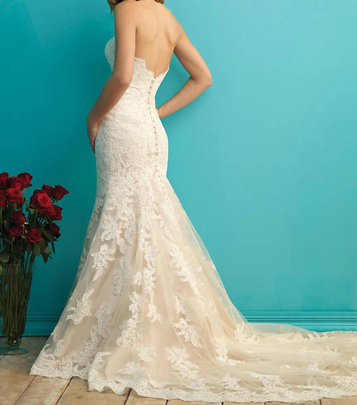 Strapless Wedding Gown