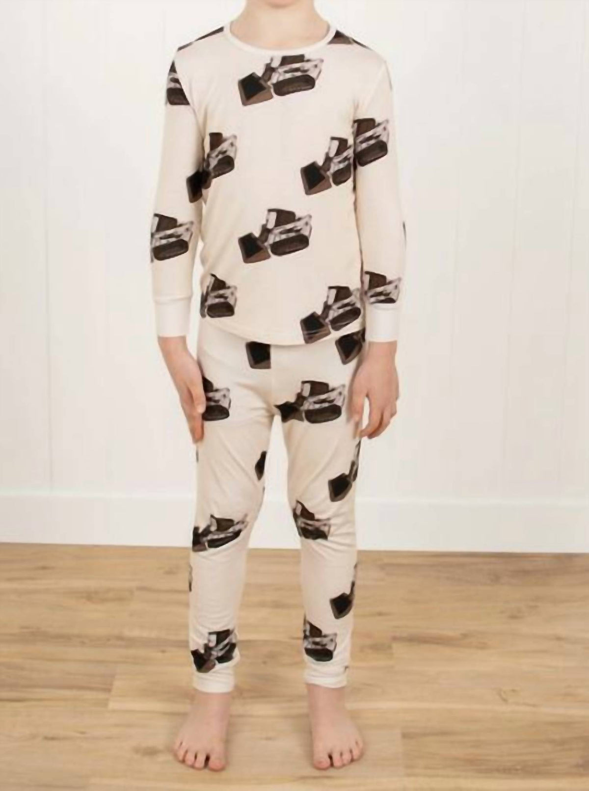 Skid Loader Bamboo Sleeper Pajama Set