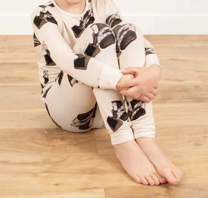 Skid Loader Bamboo Sleeper Pajama Set