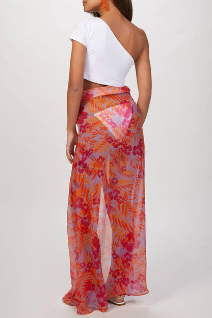 TROPICAL GEORGETTE SKIRT