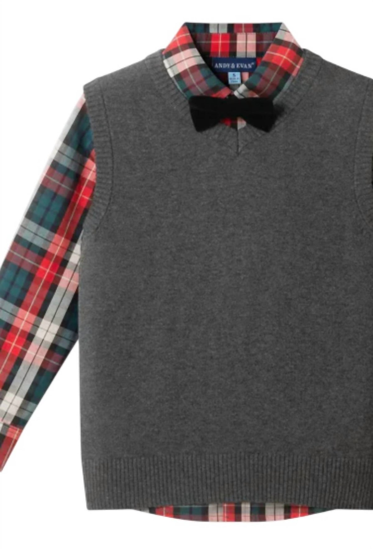 Boys Formal Sweater Vest Set
