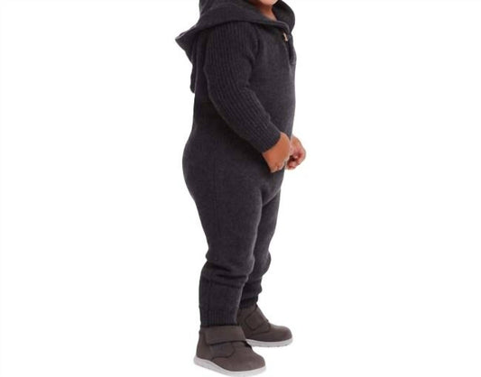 Hooded Toggle Sweater Romper