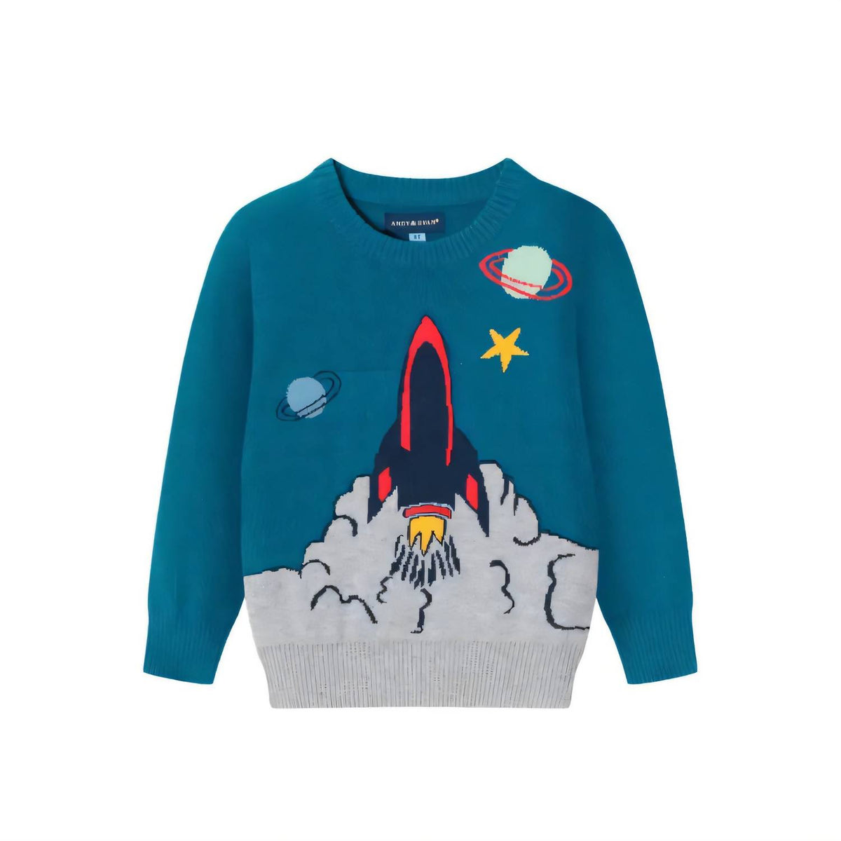 Kids Space Ship Sweater Set