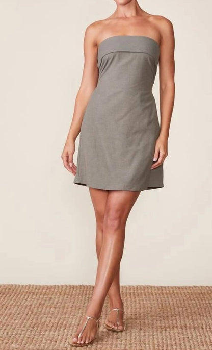 Lindsey Strapless Mini Dress