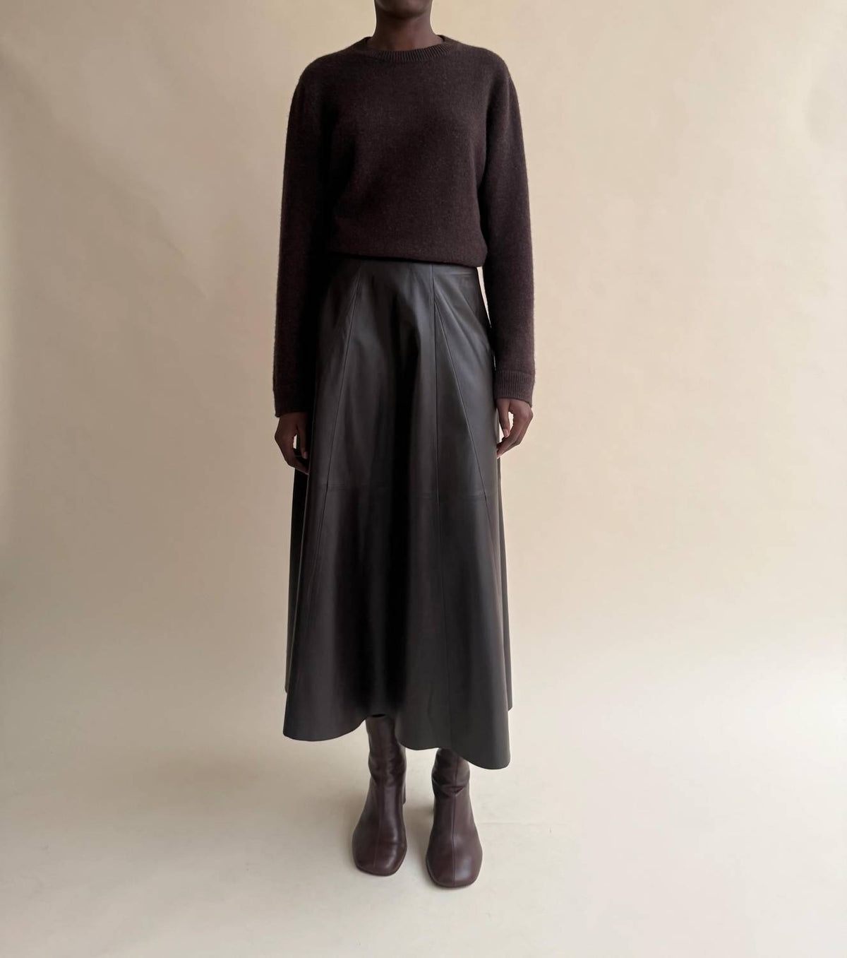 Eleni Lamb Easy Midi Skirt