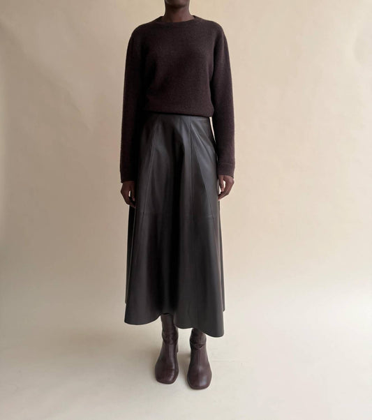 Eleni Lamb Easy Midi Skirt